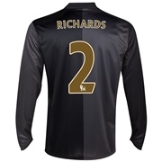 Manchester City Away Shirt 2013/14 - Long Sleeved with Richards 2 printing