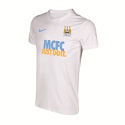 Manchester City Core Just Do It T-Shirt - Mens White