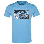 Manchester City Core Plus T-Shirt - Mens Blue