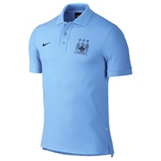 Manchester City Core Polo - Mens Blue