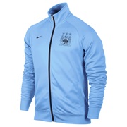 Manchester City Core Trainer Jacket - Mens Blue