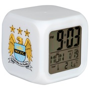 Manchester City Cube Glow Alarm Clock