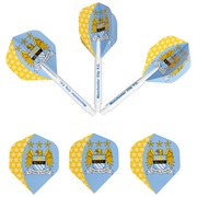 Manchester City Dart Flights and Cane Pack