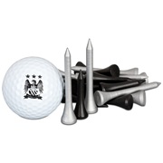 Manchester City Executive Golf Gift Ball and Tee Set