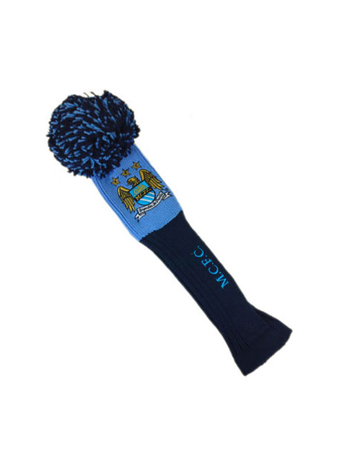 Manchester City FC Pompom Driver Golf Club Headcover