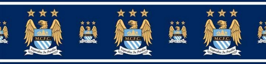 Manchester City FC Wallpaper Border