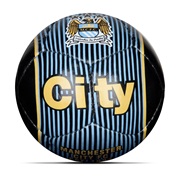 Manchester City Home Football - Size 2 - Black/Sky