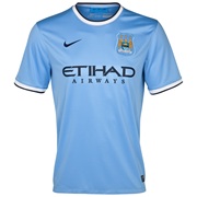 Manchester City Home Shirt 2013/14 - Womens with Demichelis 26 printing