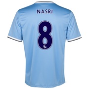 Manchester City Home Shirt 2013/14 - Womens with Nasri 8 printing