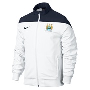Manchester City Sideline Woven Track Jacket - Mens White