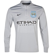 Manchester City Squad Midlayer - Mens Grey
