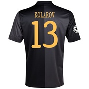 Manchester City UEFA Champions League Away Shirt 2013/14 - Junior with Kolarov 13 printing