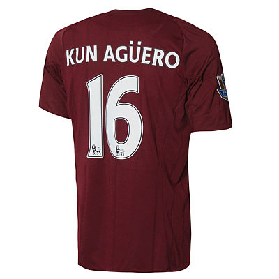 Umbro Manchester City Away 2012/13- Aguero