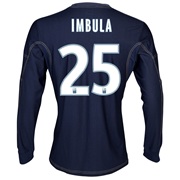 Olympique de Marseille Away Shirt LS 2013/14 - Mens Lt Blue with Imbula 25 printing