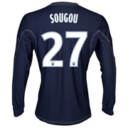 Olympique de Marseille Away Shirt LS 2013/14 - Mens Lt Blue with Sougou 27 printing
