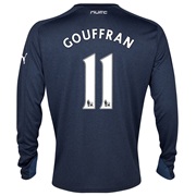 Newcastle United Away Shirt 2013/14- Long Sleeve with Gouffran 11 printing