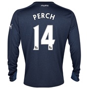 Newcastle United Away Shirt 2013/14- Long Sleeve with Perch 14 printing