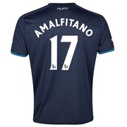 Newcastle United Away Shirt 2013/14 - kids with Amalfitano 17 printing