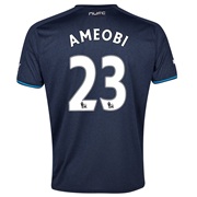 Newcastle United Away Shirt 2013/14 - kids with Ameobi 23 printing