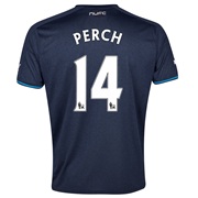 Newcastle United Away Shirt 2013/14 - kids with Perch 14 printing