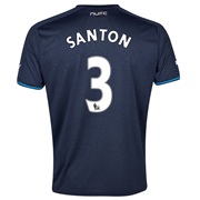Newcastle United Away Shirt 2013/14 - kids with Santon 3 printing
