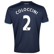 Newcastle United Away Shirt 2013/14 with Coloccini 2 printing