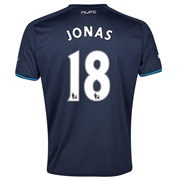 Newcastle United Away Shirt 2013/14 with Jonas 18 printing