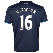 Newcastle United Away Shirt 2013/14 with R. Taylor 16 printing