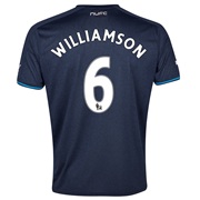 Newcastle United Away Shirt 2013/14 with Williamson 6 printing