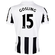 Newcastle United Home Shirt 2013/14 - Kids with Gosling 15 printing