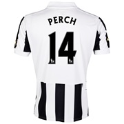 Newcastle United Home Shirt 2013/14 - Kids with Perch 14 printing