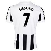 Newcastle United Home Shirt 2013/14 - Kids with Sissoko 7 printing