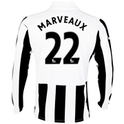 Newcastle United Home Shirt 2013/14 - Long Sleeve with Marveaux 22 printing