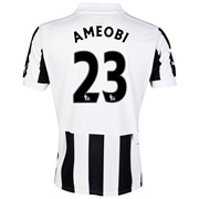 Newcastle United Home Shirt 2013/14 - Outsize with Ameobi 23 printing