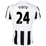 Newcastle United Home Shirt 2013/14 - Outsize with Tiote 24 printing