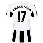 Newcastle United Home Shirt 2013/14- Womens with Amalfitano 17 printing