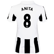 Newcastle United Home Shirt 2013/14- Womens with Anita 8 printing