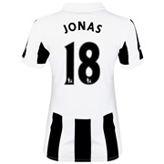 Newcastle United Home Shirt 2013/14- Womens with Jonas 18 printing