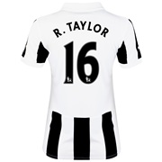Newcastle United Home Shirt 2013/14- Womens with R. Taylor 16 printing