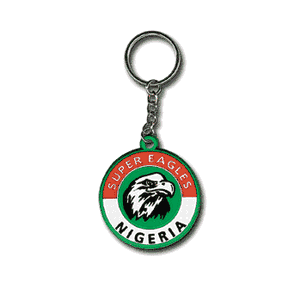 Nigeria Rubber Keyring