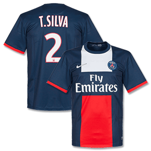 PSG Home T. Sliva Shirt 2013 2014