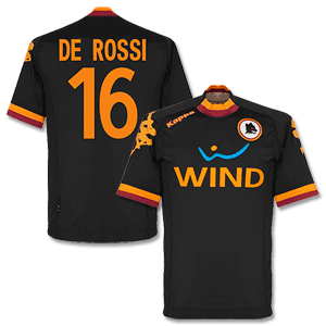 12-13 AS Roma 3rd Shirt + De Rossi 16