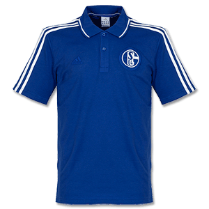 12-13 Schalke 04 Cotton Polo - Blue