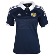 Scotland Home Shirt 2012/14 - Womens - Dark Indigo/White