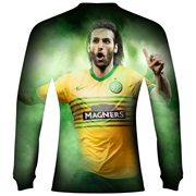 Celtic Away Shirt 2013/14 - L/S- Unsponsored with Stokes 10 printing