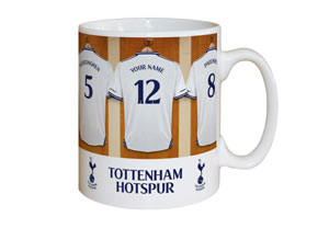 Personalised Tottenham Hotspur Dressing Room Mug