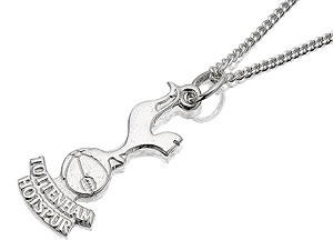 Sterling Silver Tottenham Hotspur FC Cockerel Crest Pendant And Chain - 102704