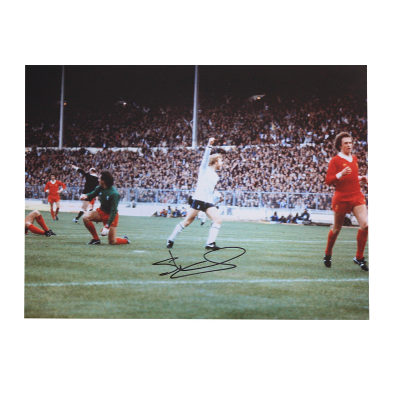 Steve Archibald Signed Tottenham Photo Goalscoring