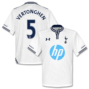 Tottenham Home Vertonghen Shirt 2013 2014