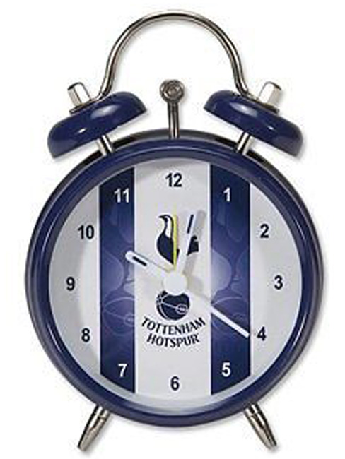 Tottenham Hotspur FC Stripe Mini Bell Alarm Clock